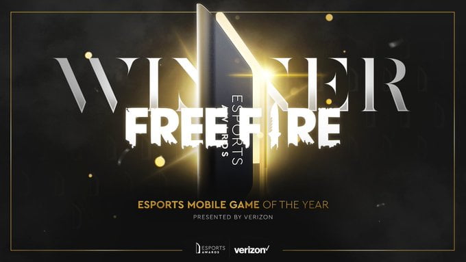 Free Fire chiến thắng ở hạng mục game mobile Esports của năm